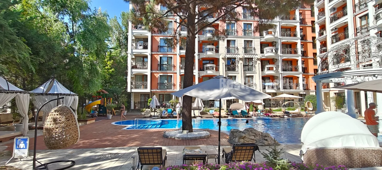 Umeblowany apartament z 1 sypialnią w Harmony Palace – Słoneczny Brzeg, 47,74 m² – Słoneczny Brzeg