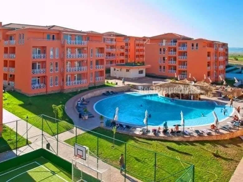 Umeblowane studio z balkonem w Sunny Day 6 – Tankovo, 37 m² – Tankovo