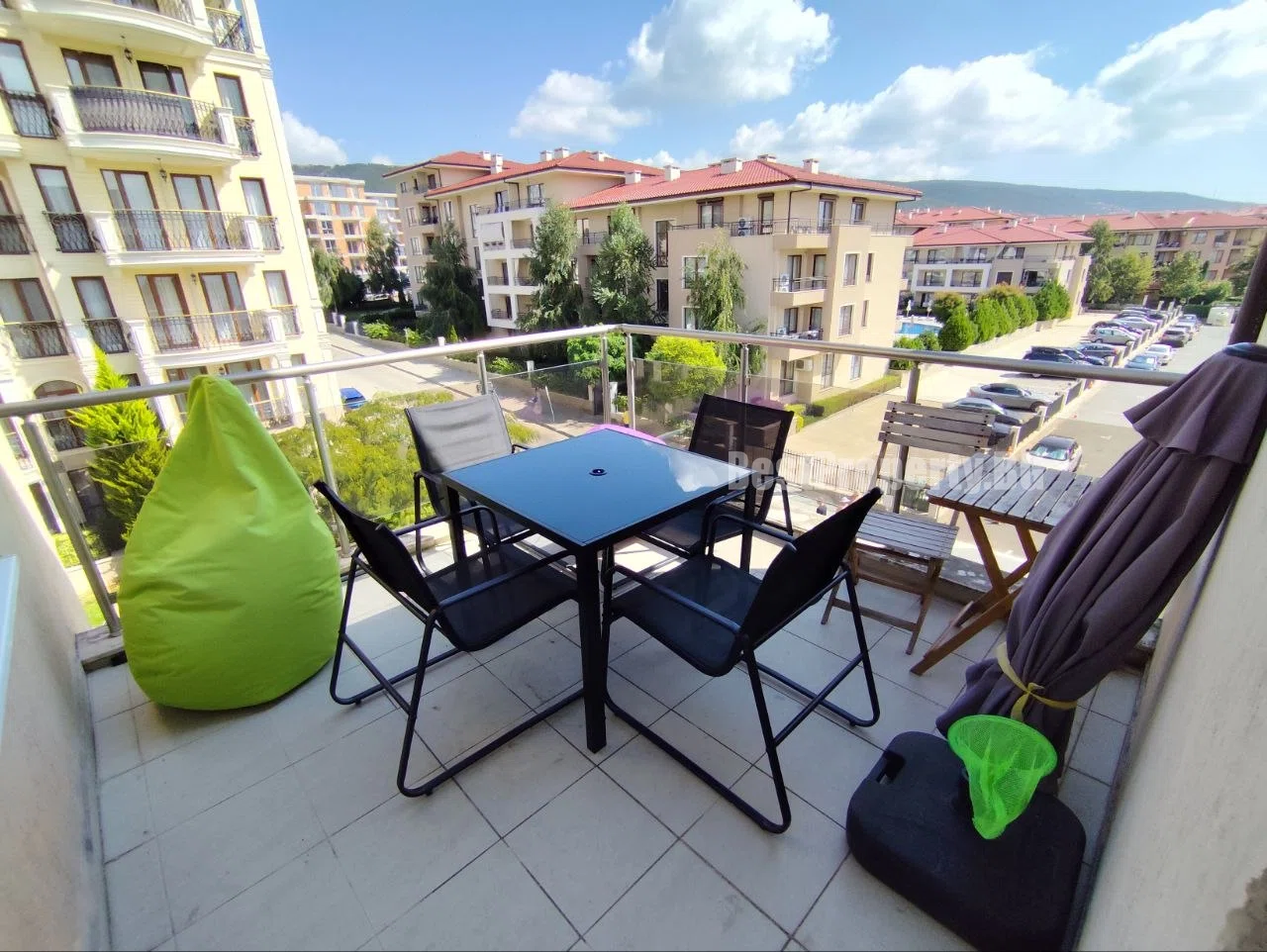 Apartament 58 m² z 1 sypialnią i widokiem na góry – Anna Marina, Święty Włas – Święty Włas