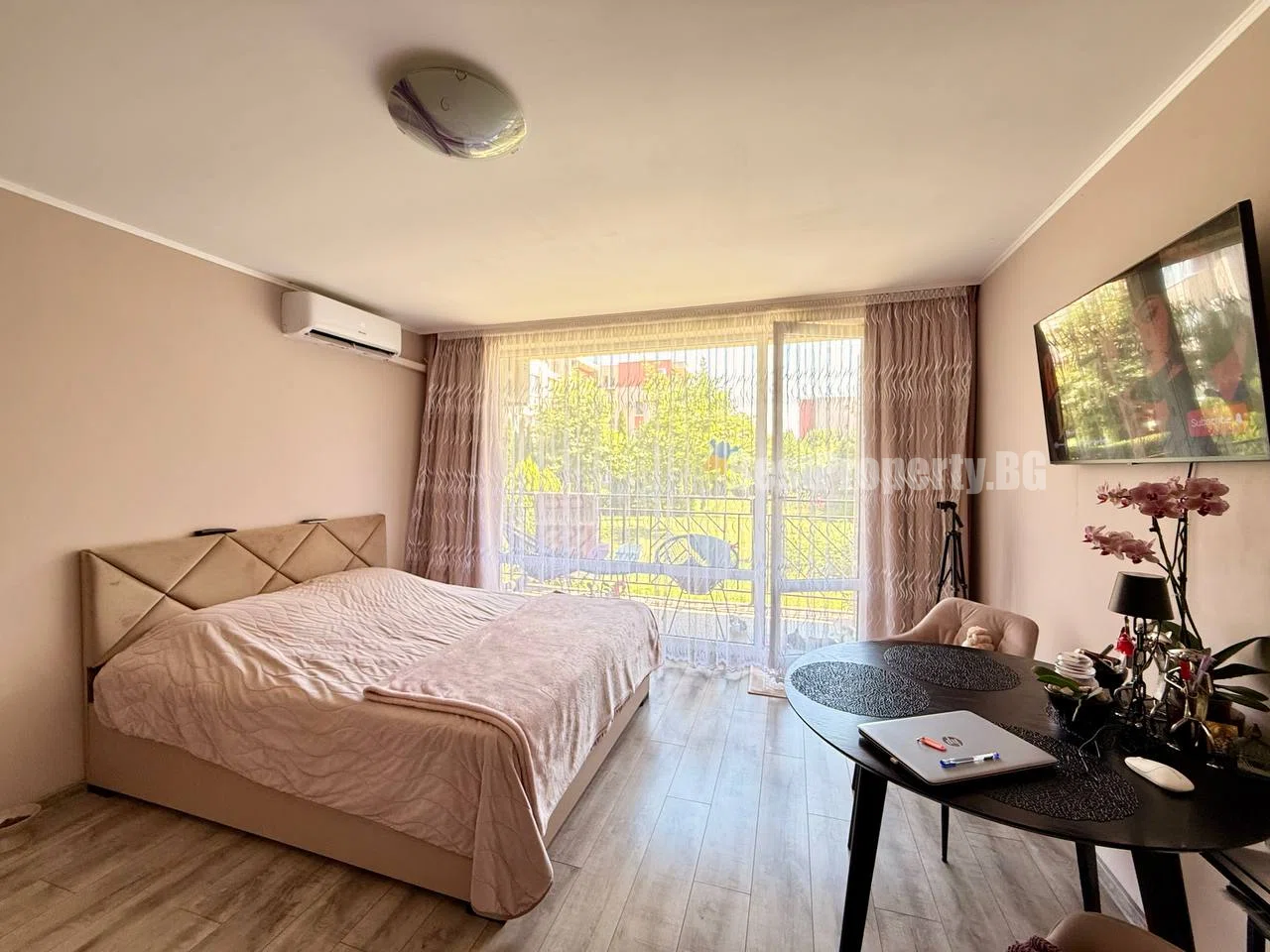 Umeblowane studio 39 m² z balkonem – Holiday Fort Club, Słoneczny Brzeg – Słoneczny Brzeg