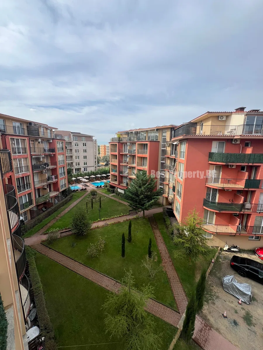 Umeblowane studio 40 m² z balkonem – Sunny View Central, Słoneczny Brzeg – Słoneczny Brzeg