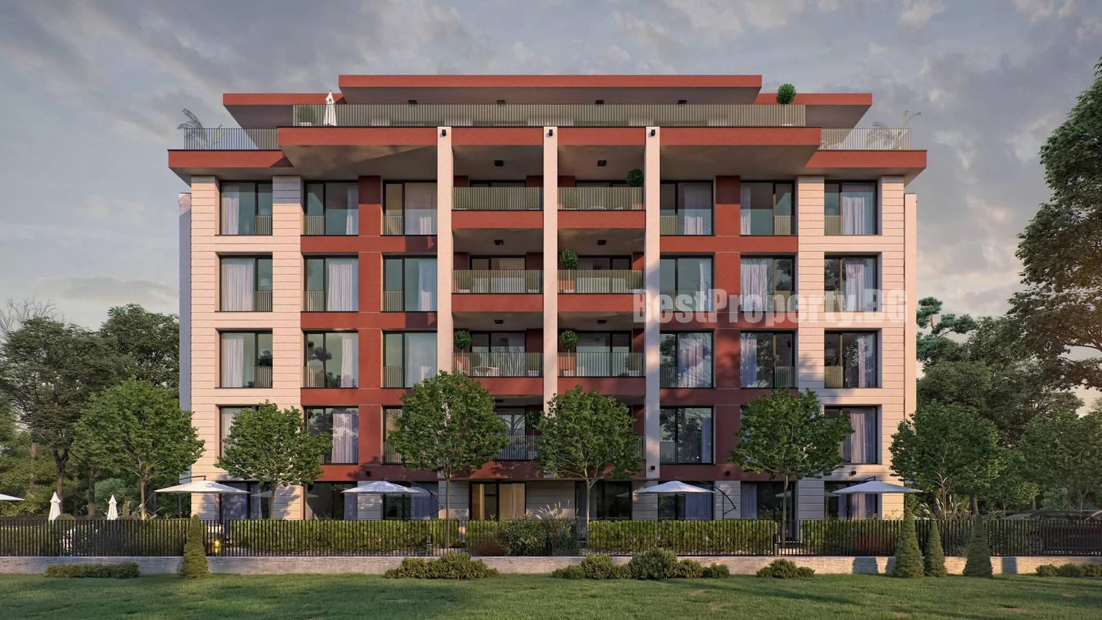 Przestronny apartament 67,22 m² z tarasem – Sunny View Central, – Sunny Beach