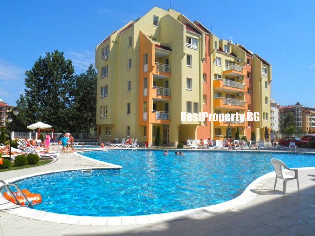 2-pokojowe mieszkanie z balkonem w kompleksie Sea Dreams – Słoneczny Brzeg