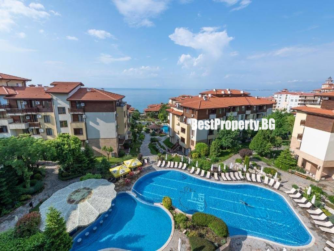 Studio 56 m² z balkonem i widokiem na morze – Garden of Eden – Święty Włas