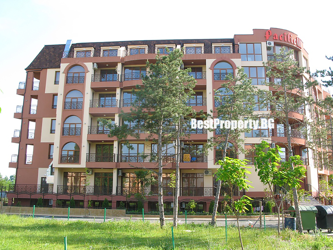 Przytulne studio 37 m² z balkonem na 7. piętrze – Pacific 3 – Słoneczny Brzeg