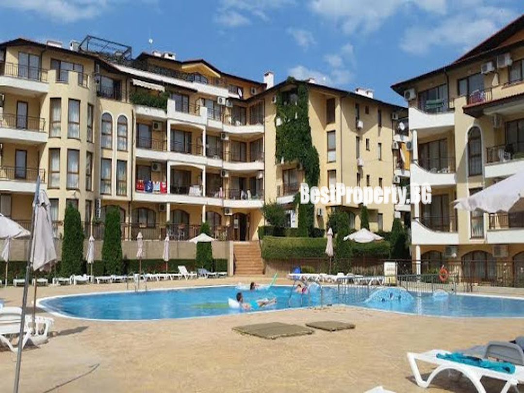 Apartament 61 m² z balkonem i widokiem na baseny – Aqua Dreams – Święty Włas
