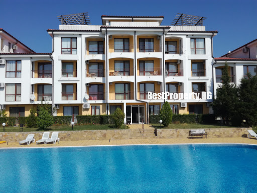 Apartament 48 m² z balkonem i frontalnym widokiem na morze – Rutland – Ravda