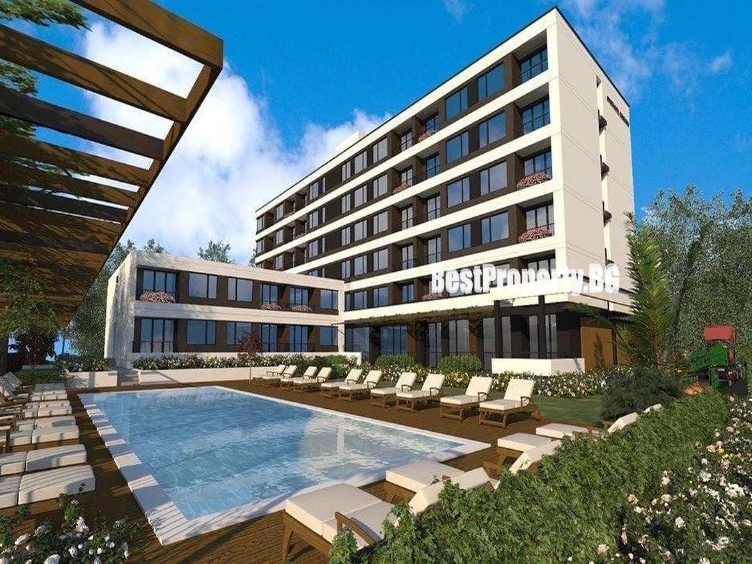 Kompaktowy apartament 52 m² z balkonem – Domenico – Słoneczny Brzeg