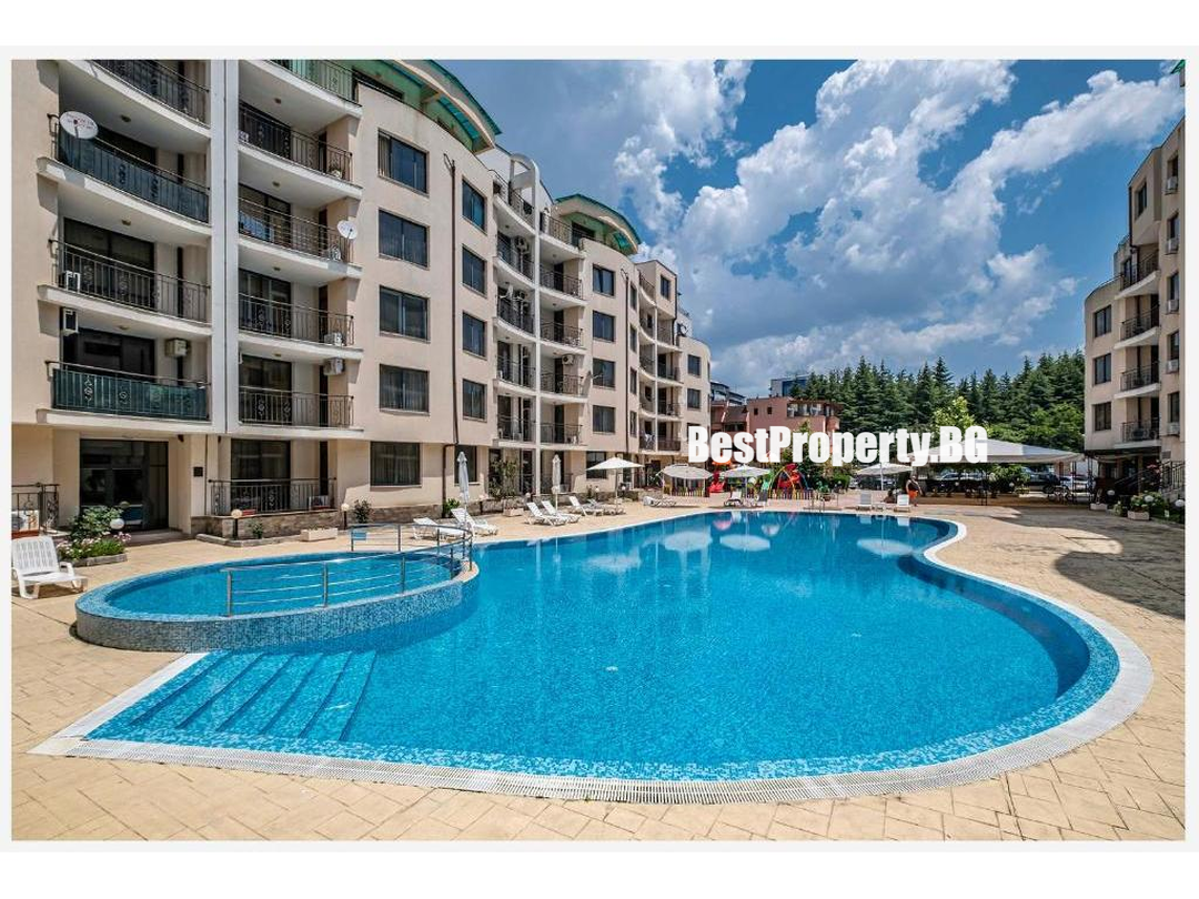 Przestronny apartament 113 m² z 2 sypialniami i 2 łazienkami – Avalon – Słoneczny Brzeg