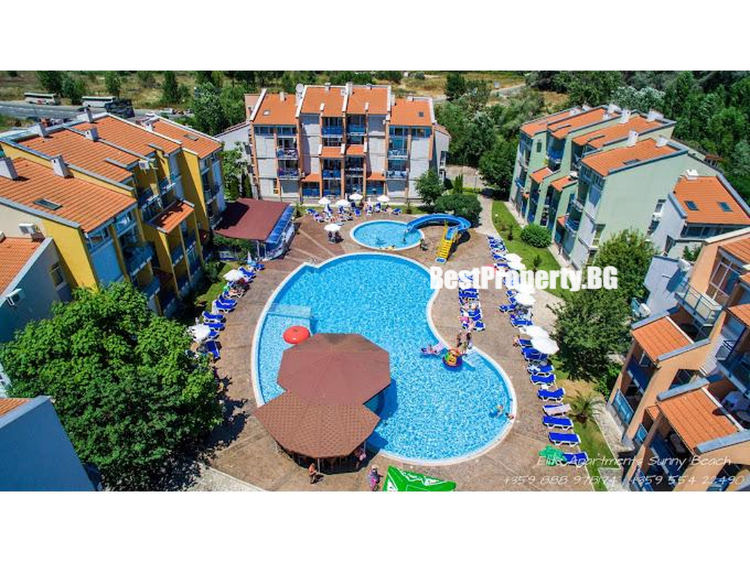 Przestronny apartament 85 m² z 2 sypialniami i 2 łazienkami – Elite 1 – Słoneczny Brzeg
