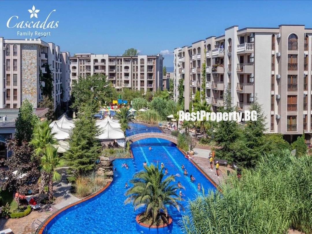 Przestronny apartament 68 m² z balkonem na zieleń – Cascadas 7 – Słoneczny Brzeg