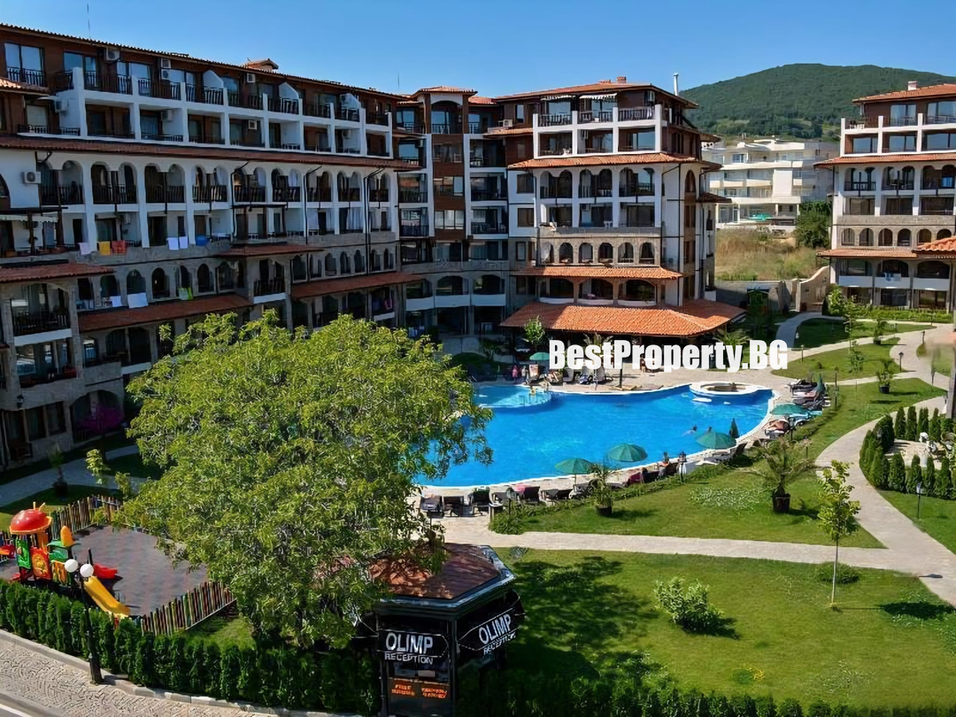Przestronny apartament 111 m² z tarasem i widokiem na morze – Olimp – Święty Włas