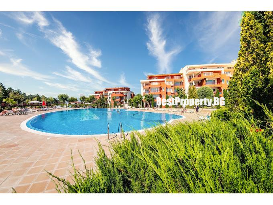 Przestronny apartament 72 m² z 2 sypialniami i balkonem – Green Fort – Słoneczny Brzeg
