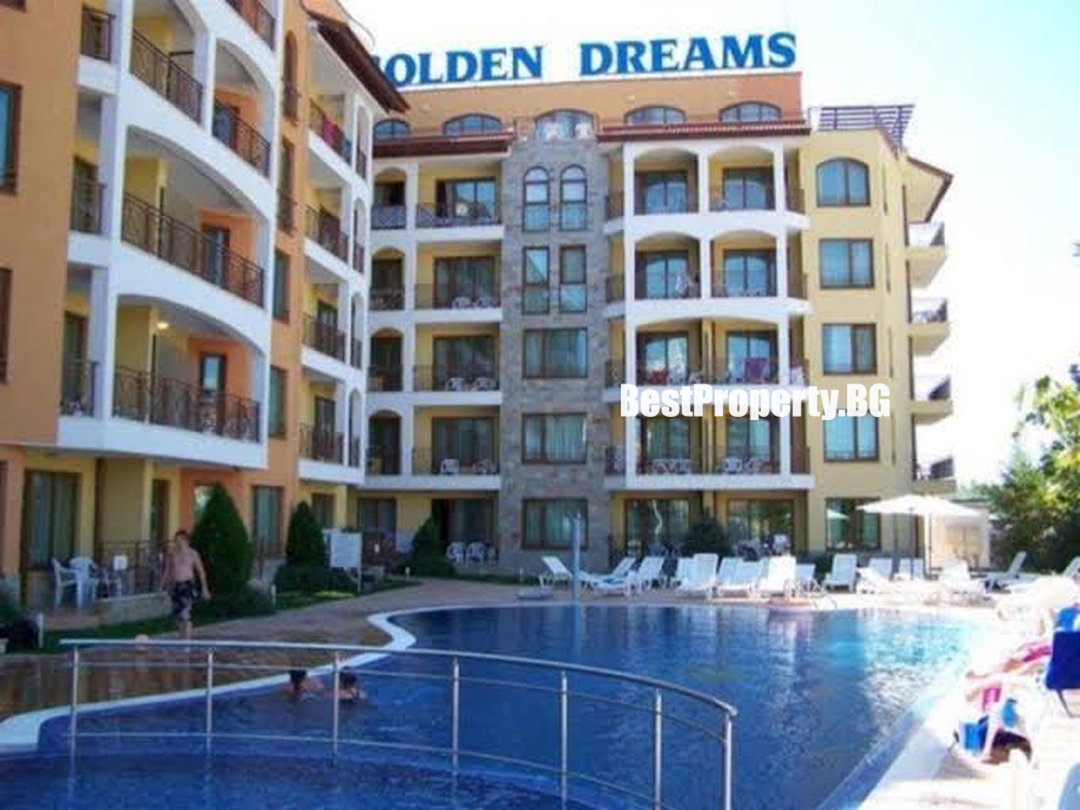 Komfortowy apartament 66 m² z balkonem i widokiem na zieleń – Golden Dreams – Słoneczny Brzeg