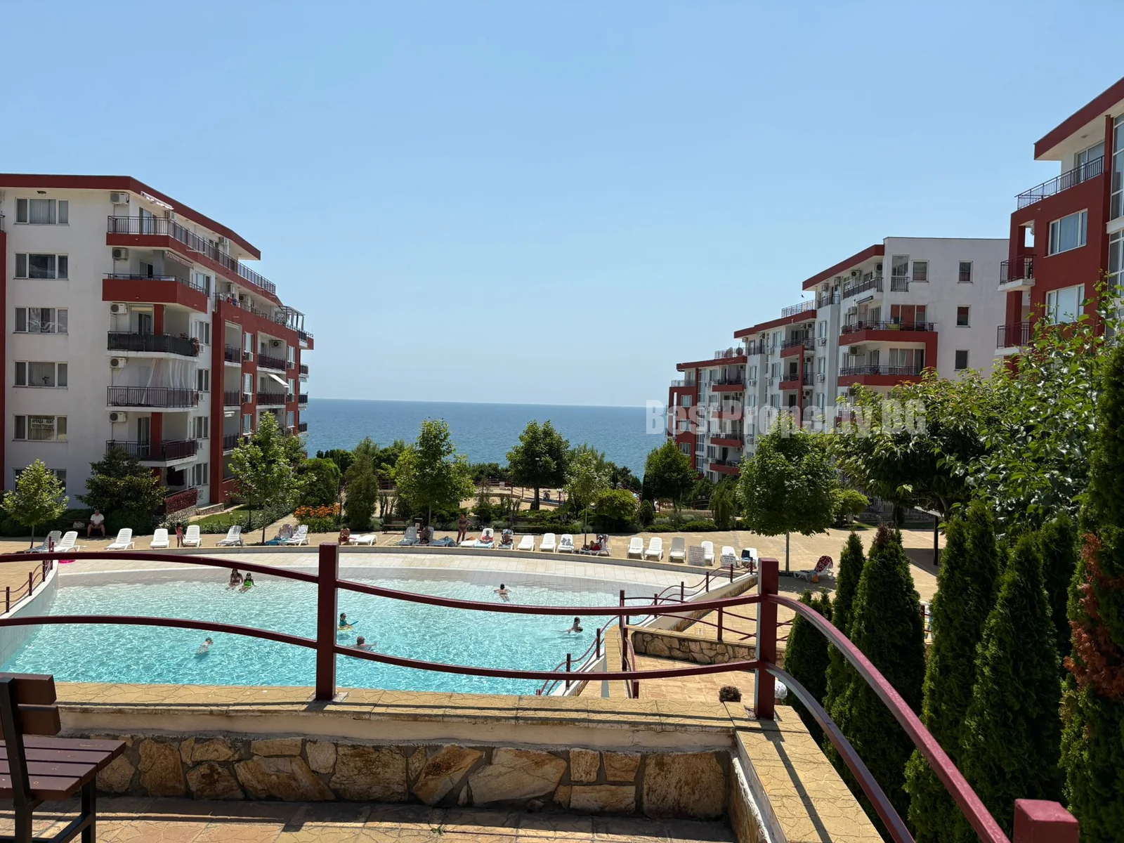Umeblowany apartament z 1 sypialnią blisko plaży – Panorama Fort Noks – Święty Włas