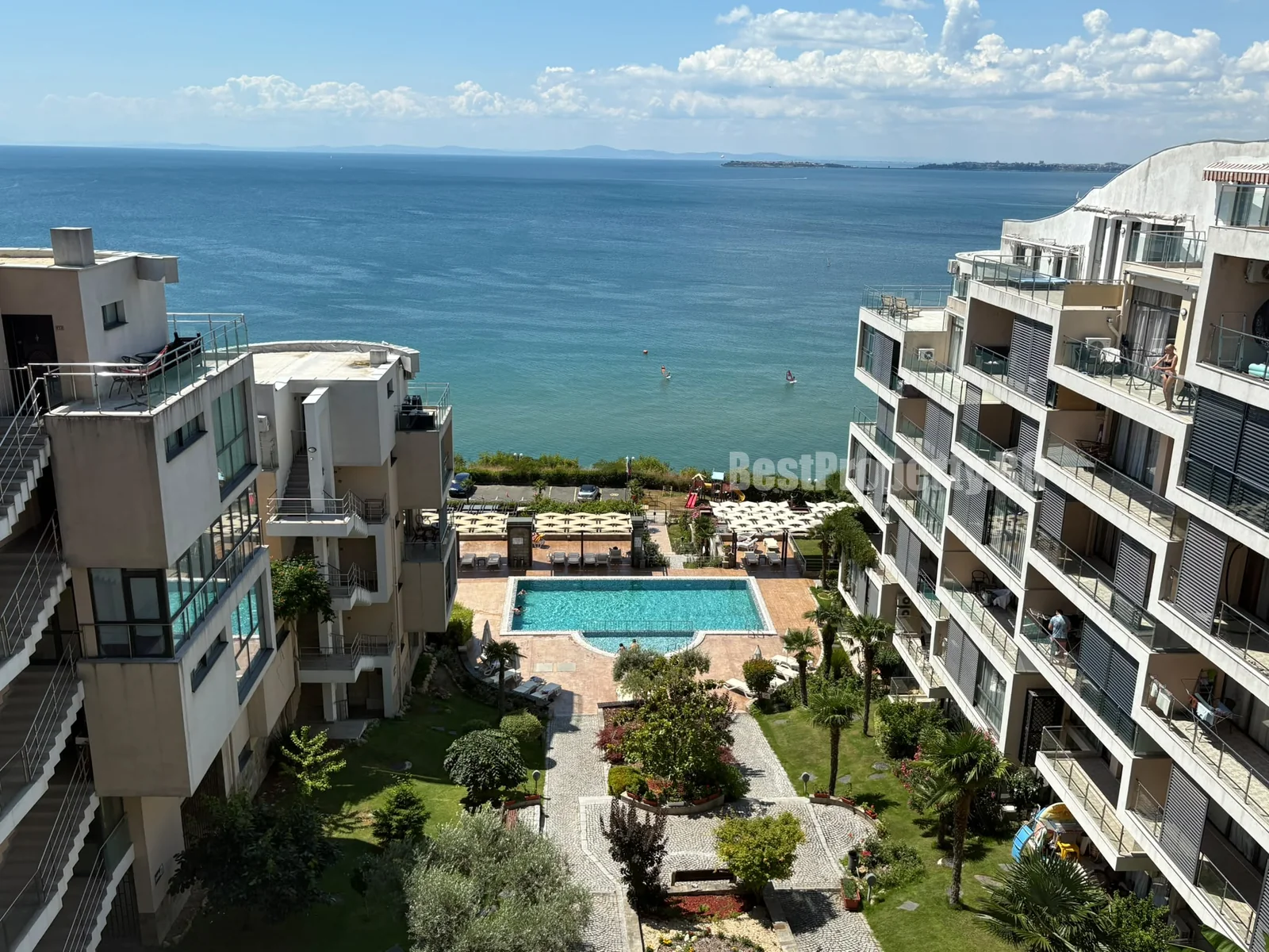 Umeblowany apartament z 1 sypialnią i panoramicznym widokiem na morze – Dolce Vita 2 – Dolce Vita 2