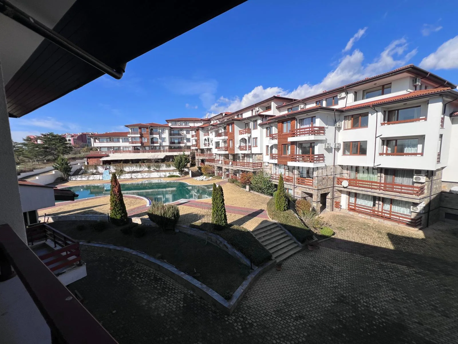 Przestronny apartament z 1 sypialnią i widokiem na basen – Gardenia Hills – Słoneczny Brzeg