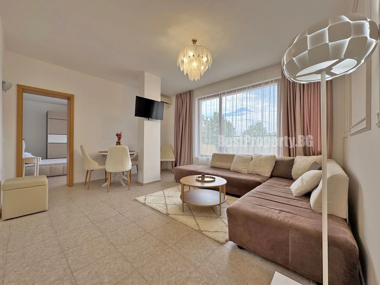 Przestronny apartament 83 m² z 2 sypialniami i dużym balkonem – Diamond Bay – Słoneczny Brzeg